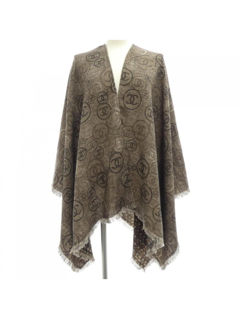 Chanel Stole Scarf Brown